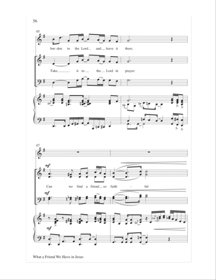 Let the Children Sing 4-Part scores gallery preview page 58
