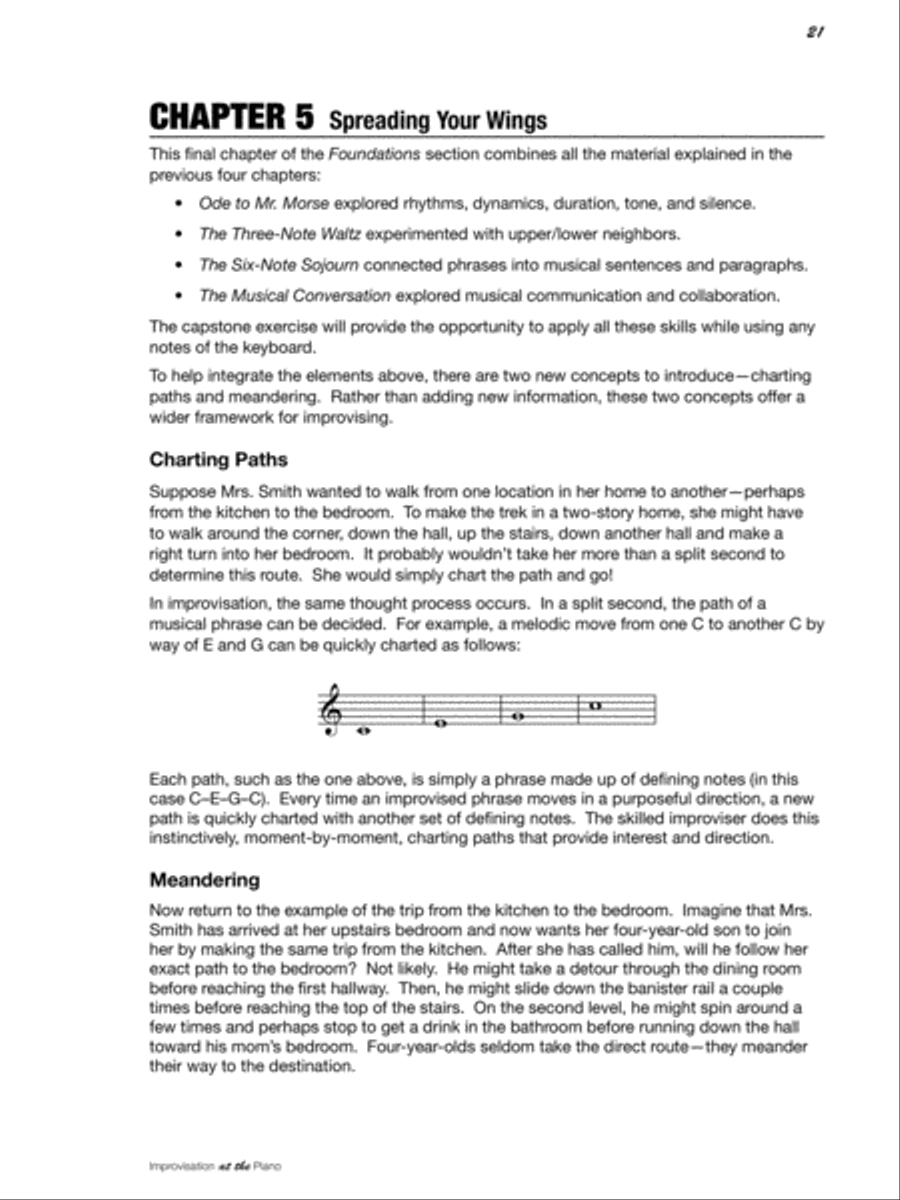 Improvisation at the Piano Piano Method scores gallery preview page 6