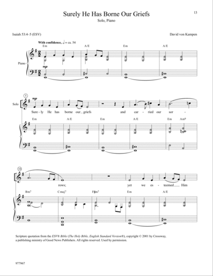 Sacred Solos and Duets Unison Choir scores gallery preview page 4