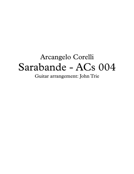 Sarabande - ACs004 image number null