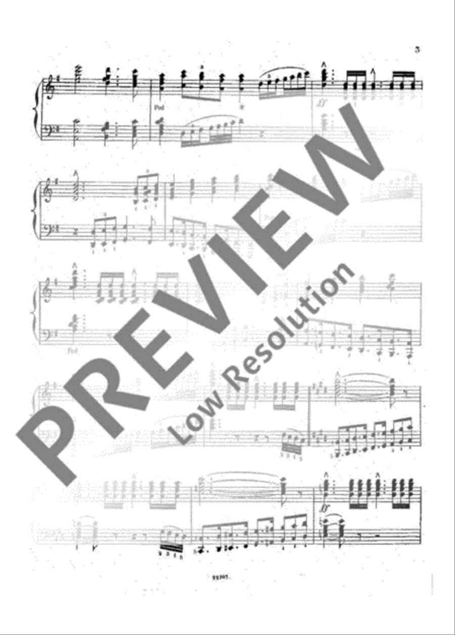 Großer Festmarsch Piano Solo scores gallery preview page 4