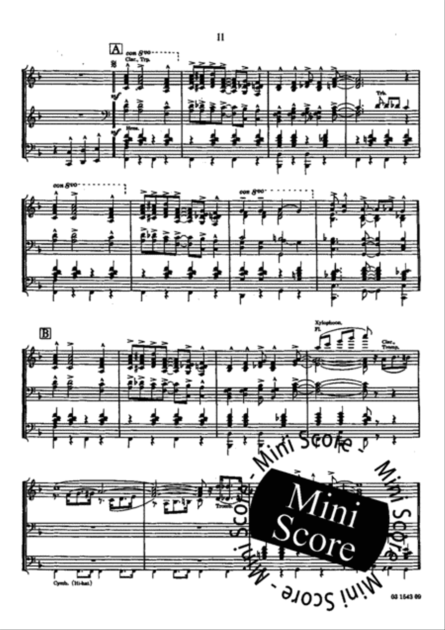 On Broadway Fanfare Band scores gallery preview page 15