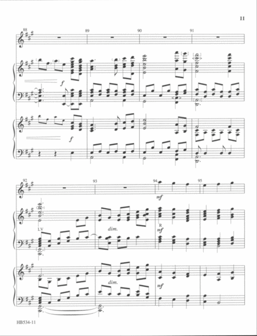 Candlelight Noel - full score Handbell Choir scores gallery preview page 11