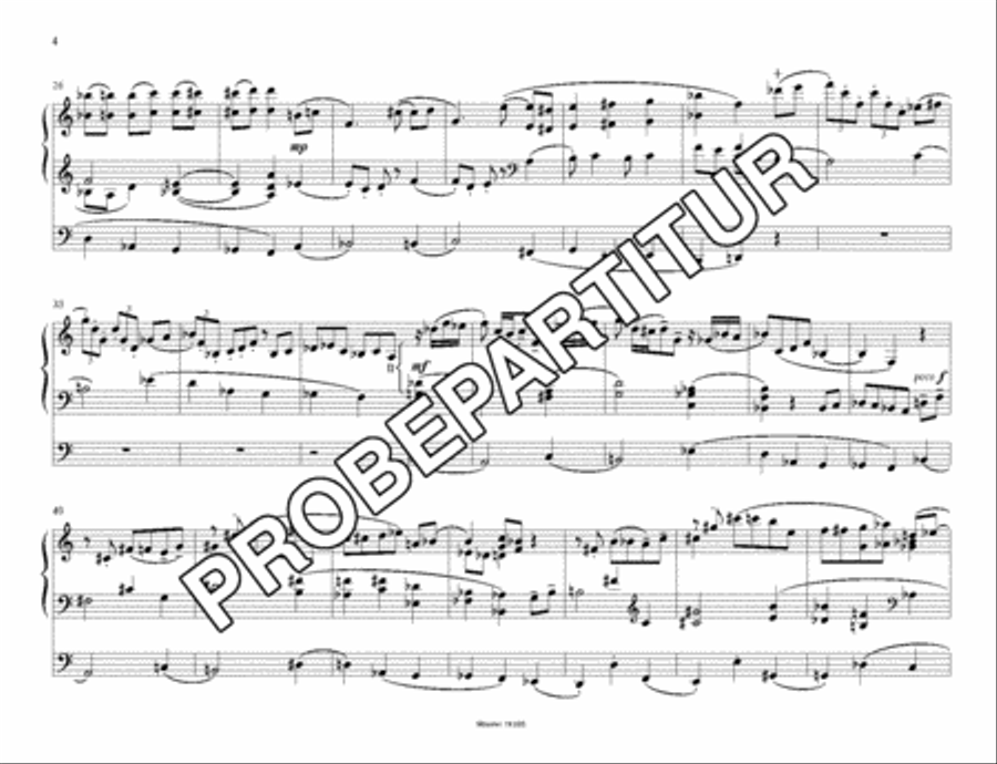 Introduktion, Passacaglia und Fuge uber B-A-C-H op. 150 Organ scores gallery preview page 5