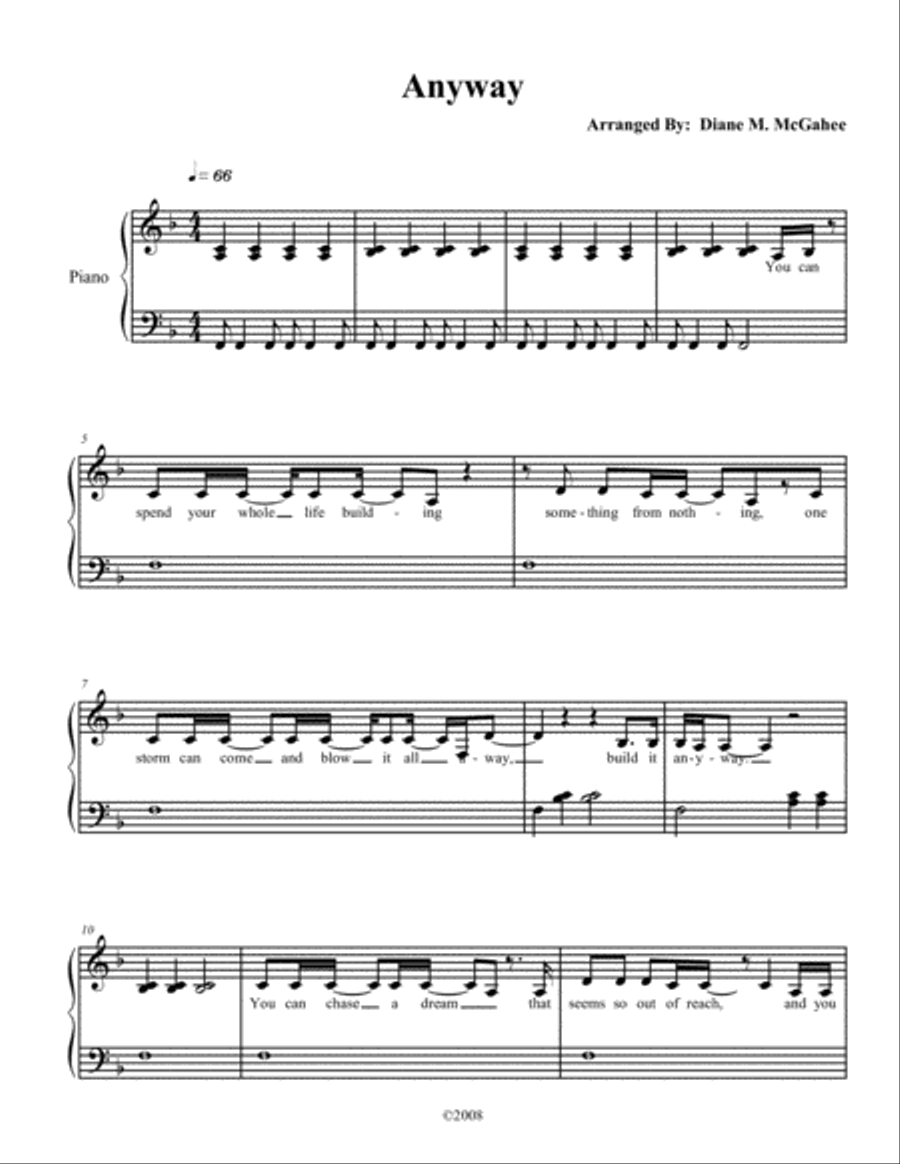 Anyway Small Ensemble scores gallery preview page 1