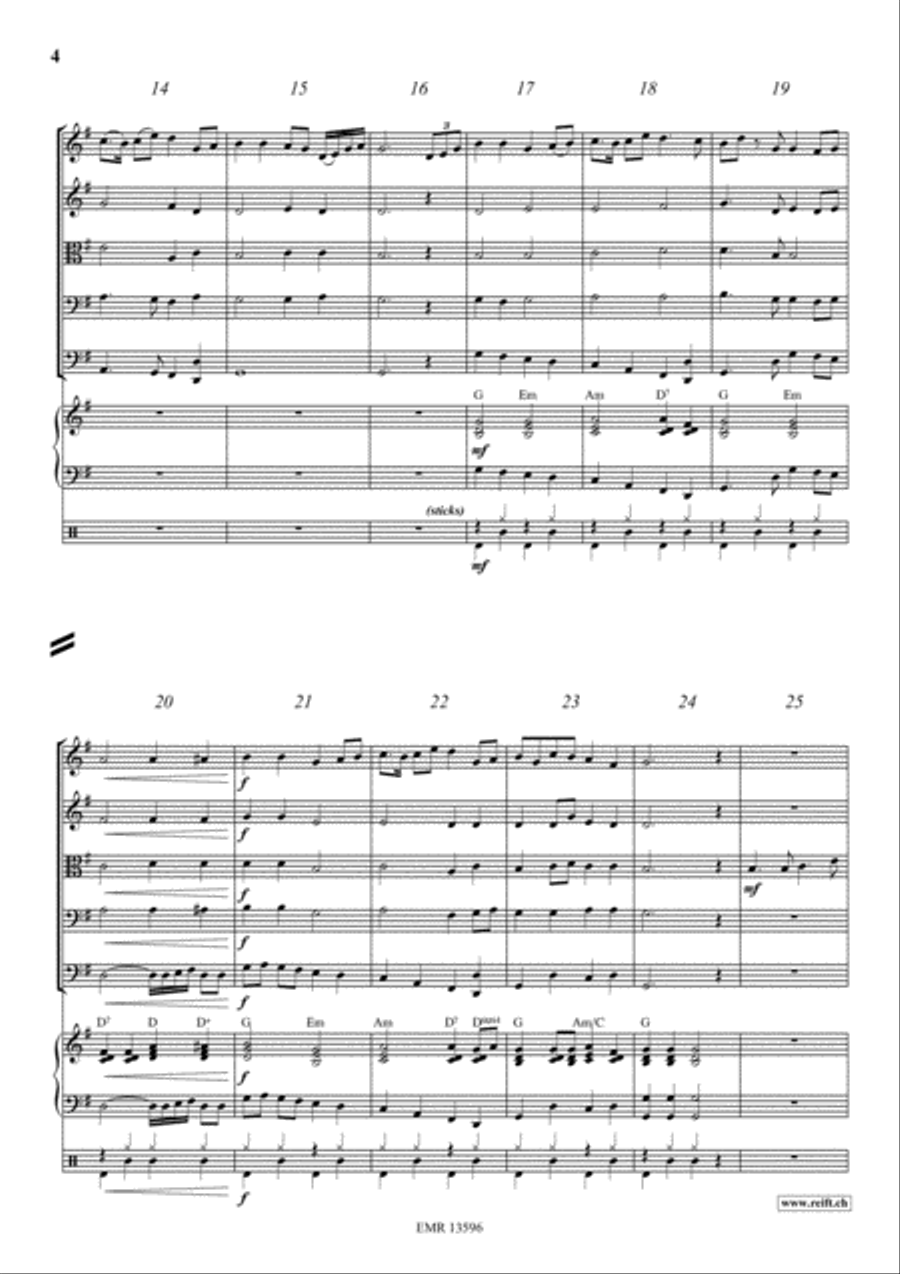 My Old Kentucky Home String Quintet scores gallery preview page 4