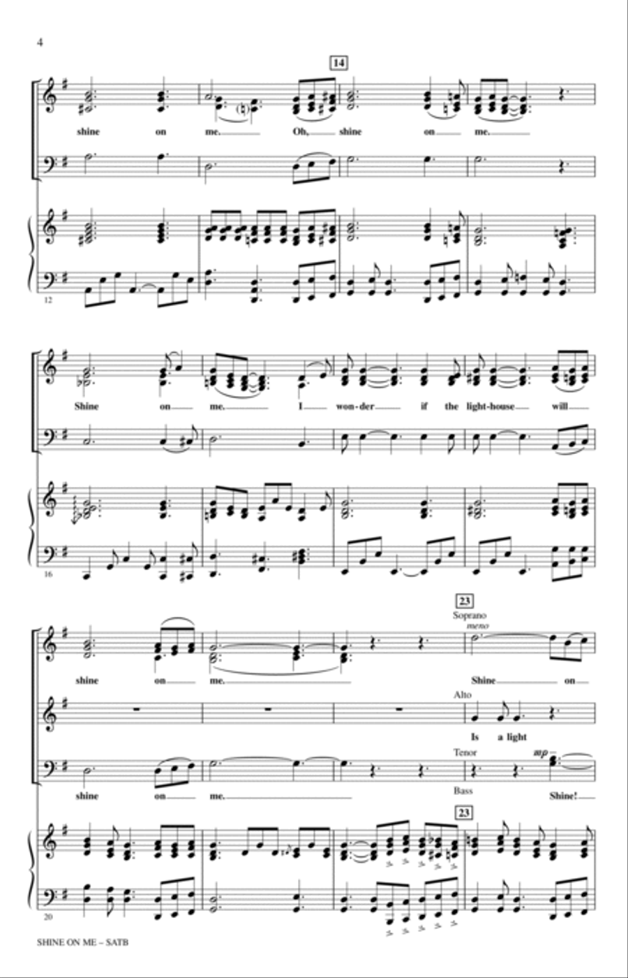 Shine On Me 4-Part scores gallery preview page 2