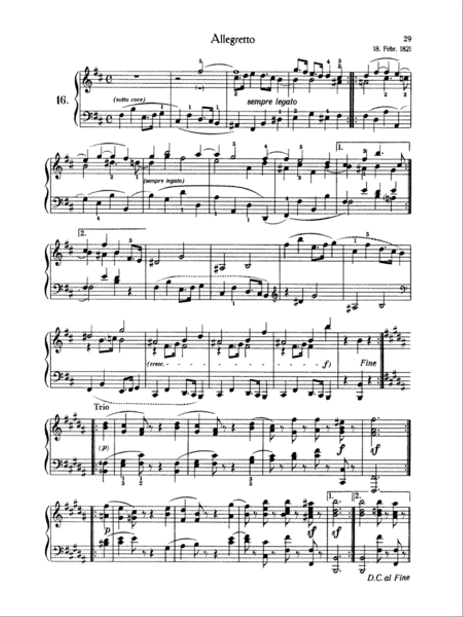 Beethoven: Easy Compositions Piano Solo scores gallery preview page 1