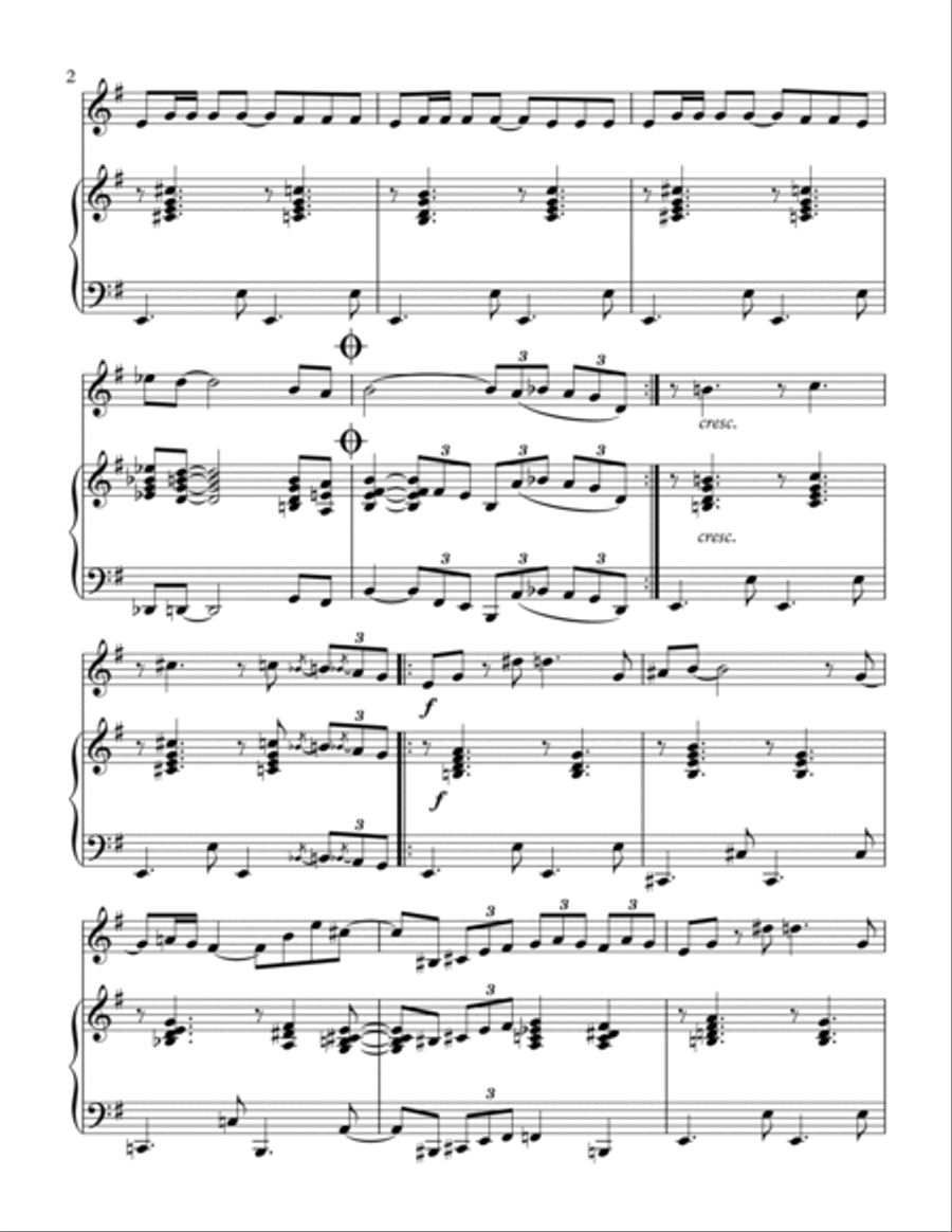 James Bond Theme Woodwind Duet scores gallery preview page 3