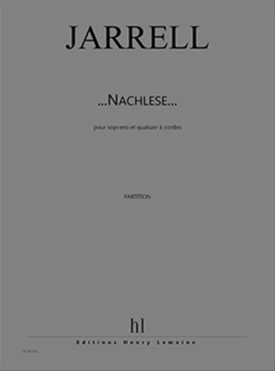 Nachlese String Quartet scores gallery preview page 1