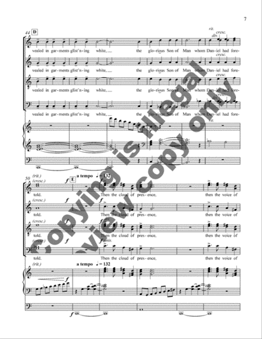 Dazzling as the Sun Dazzling as the Sun 4-Part scores gallery preview page 7