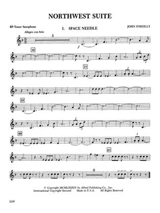 Northwest Suite: B-flat Tenor Saxophone