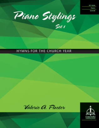 Book cover for Piano Stylings, Set 1: Hymns for the Church Year