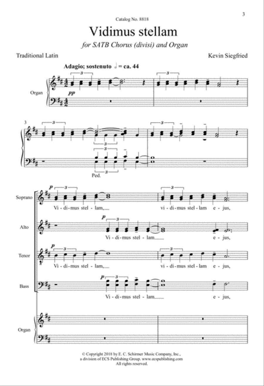 Vidimus stellam from Vidimus stellam Divisi scores gallery preview page 3