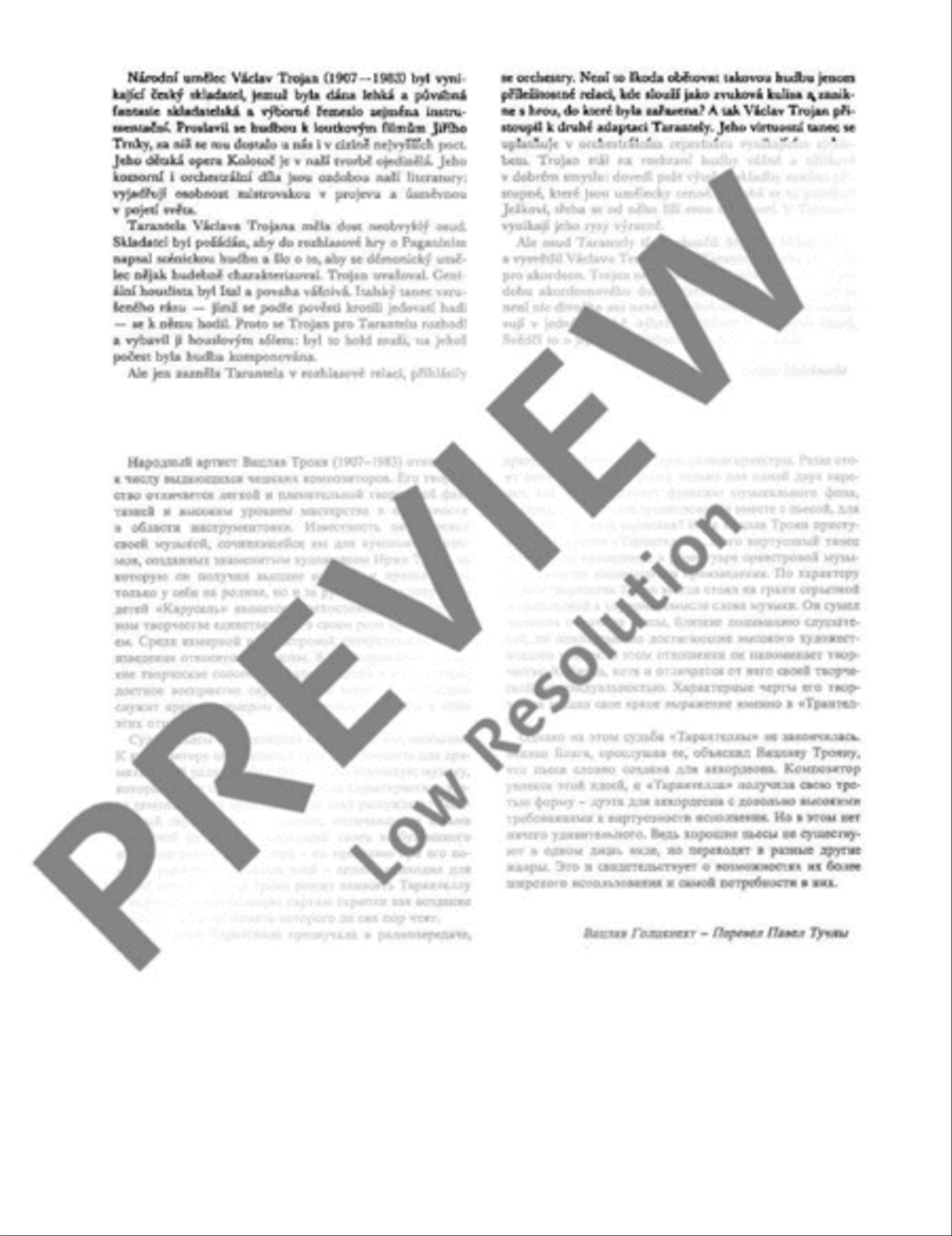 Tarantella Accordion scores gallery preview page 3