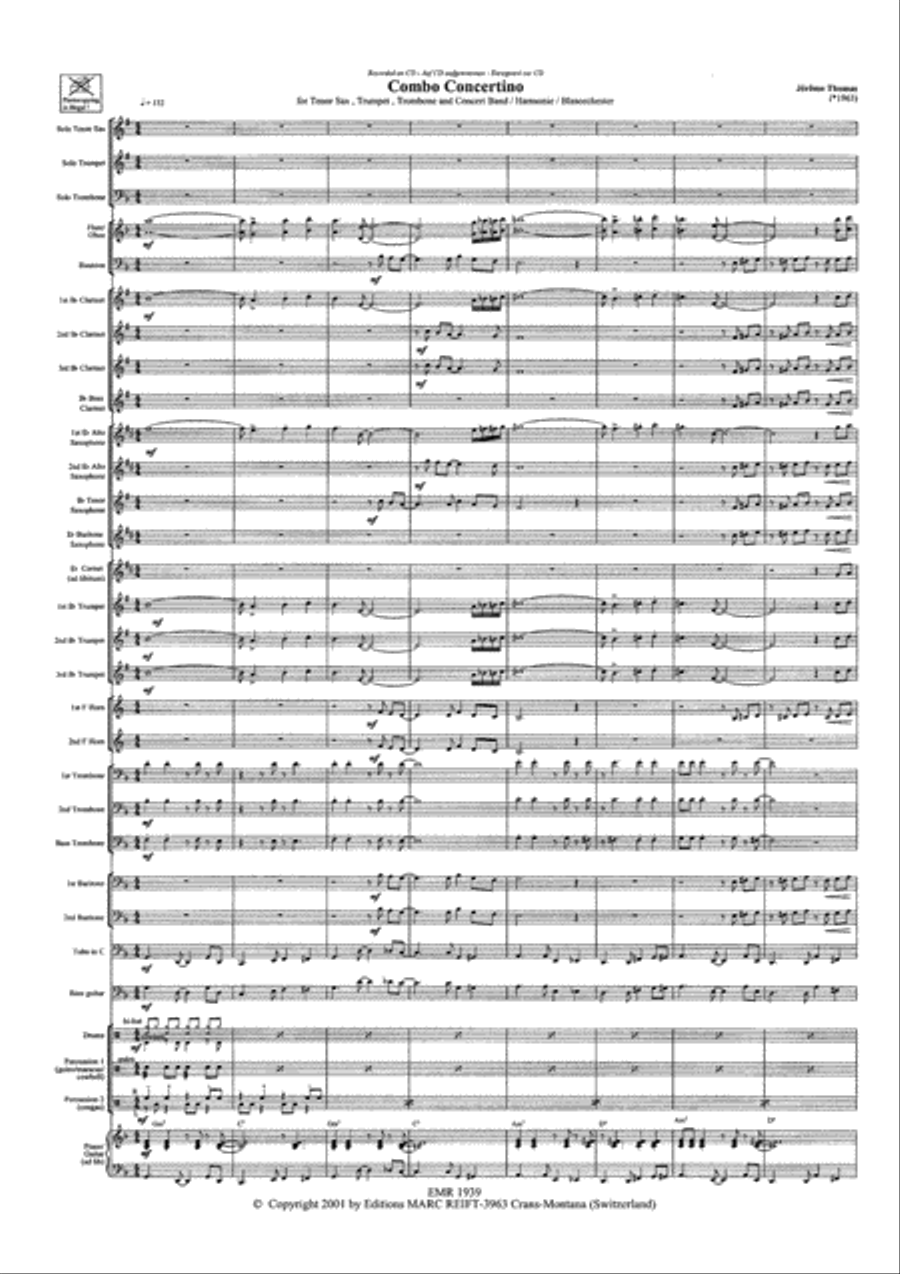 Combo Concertino Concert Band scores gallery preview page 4