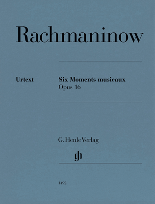Book cover for Six Moments Musicaux Op. 16