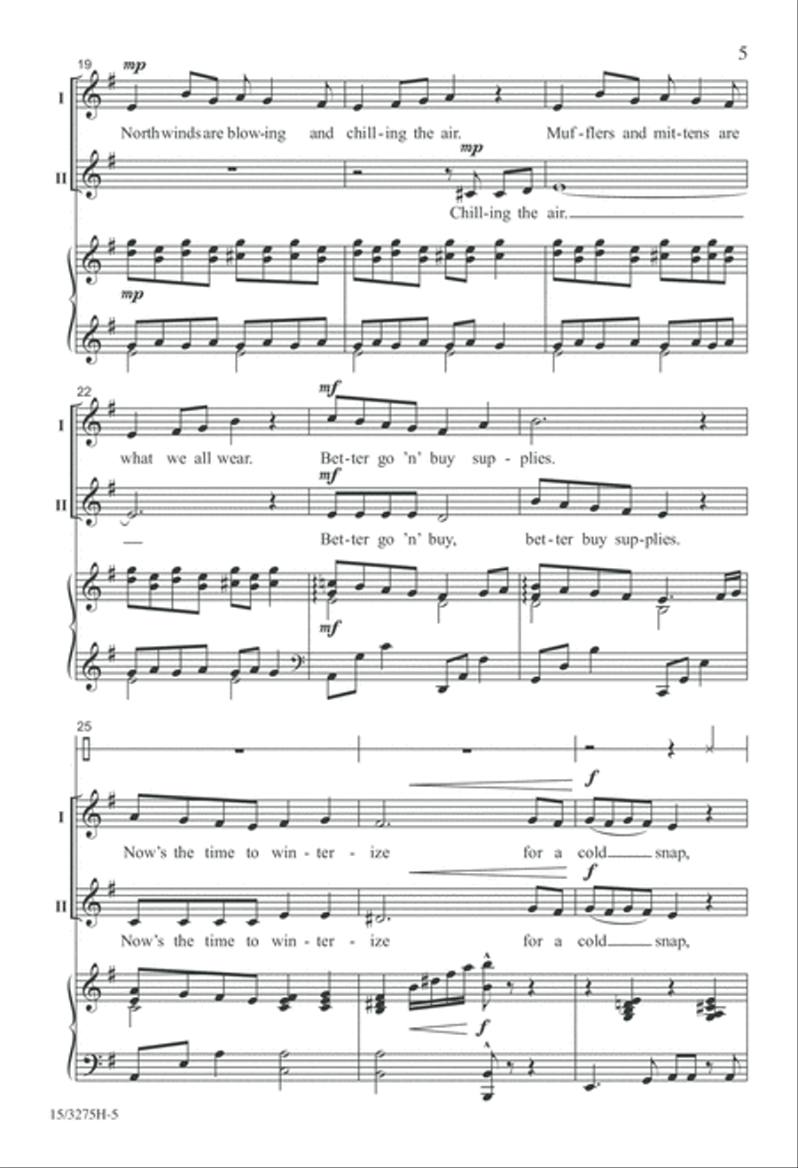 Cold Snap 2-Part scores gallery preview page 5