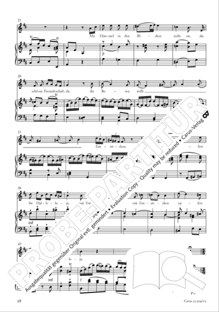 Dank-Hymne der Freundschaft 4-Part scores gallery preview page 59