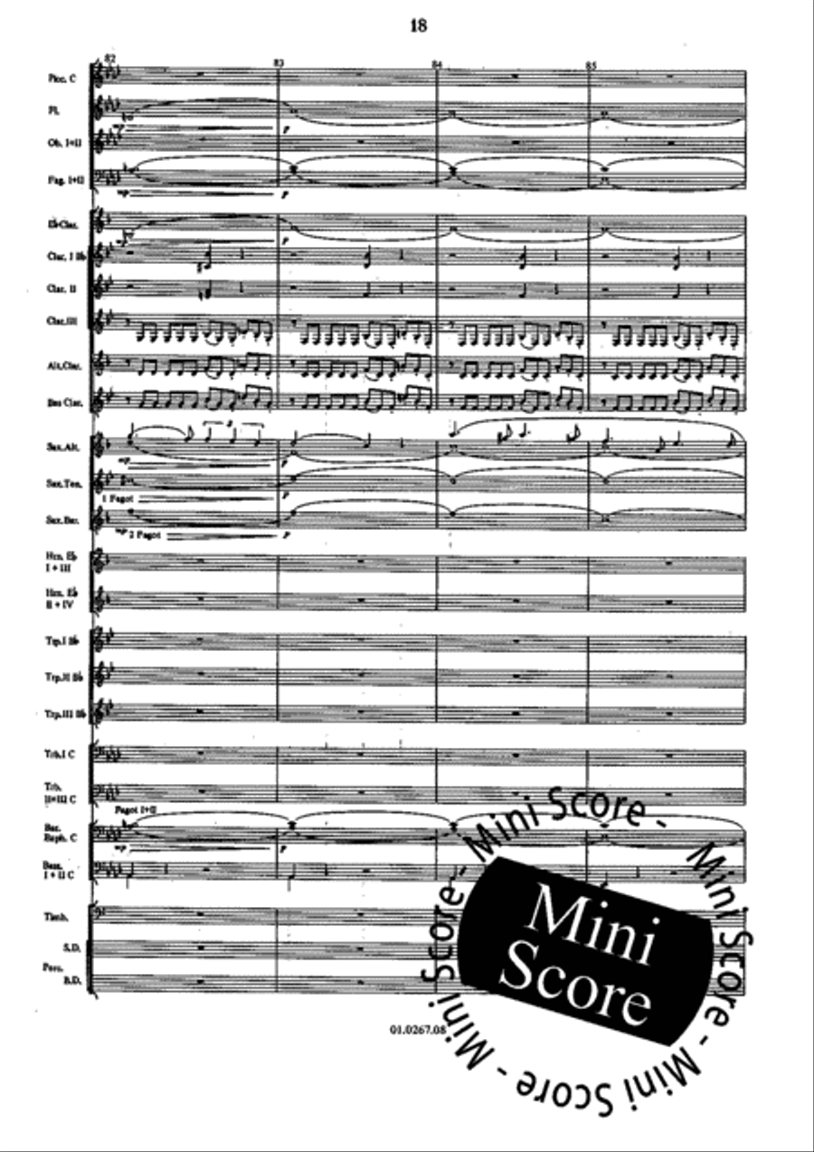 Vespri Siciliani Concert Band scores gallery preview page 22