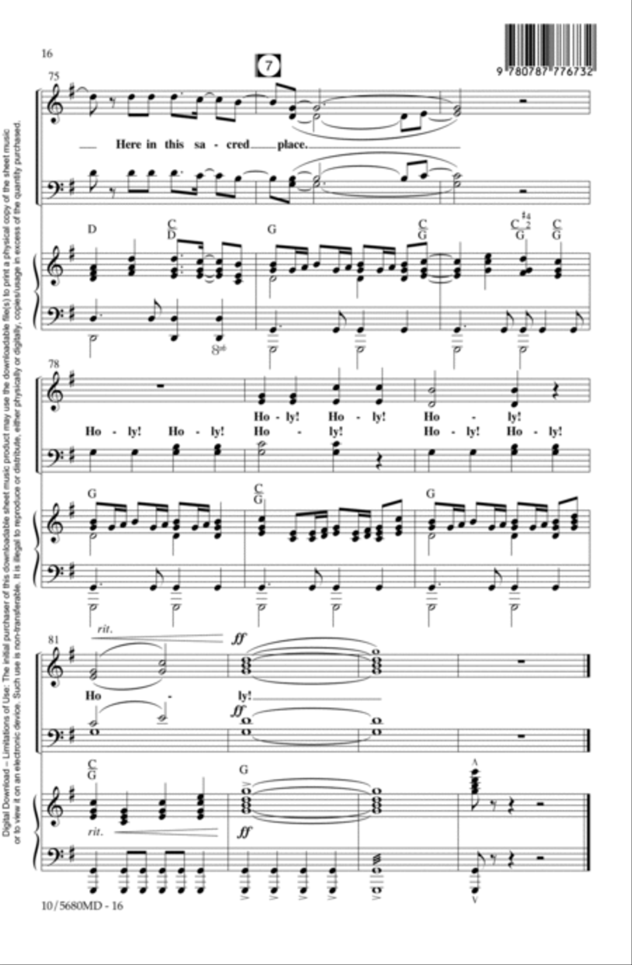 This is the Place This is the Place 4-Part scores gallery preview page 16