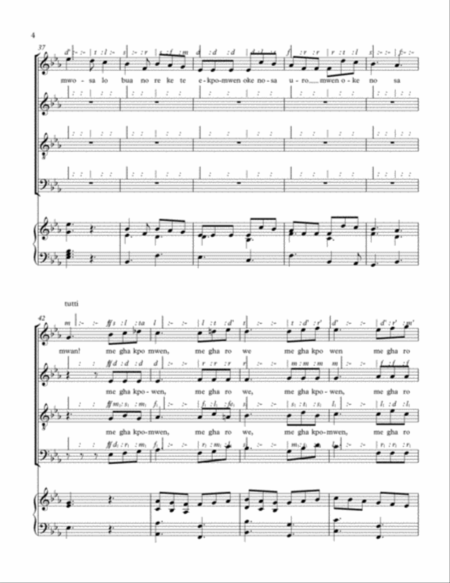 IGHA KPOWMEN 4-Part scores gallery preview page 4