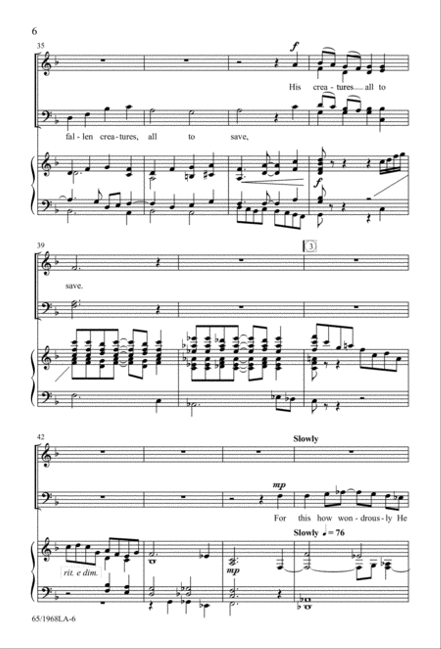 The Word Made Flesh 4-Part scores gallery preview page 8