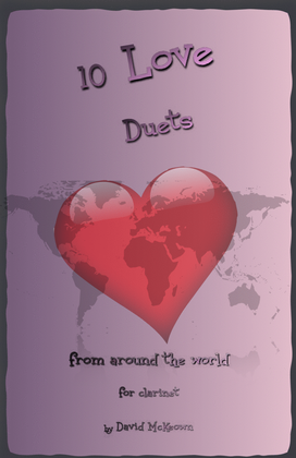 Book cover for 10 Love Duets for Clarinet