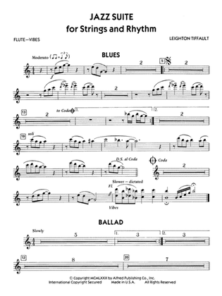 Jazz Suite for Strings and Rhythm: Flute