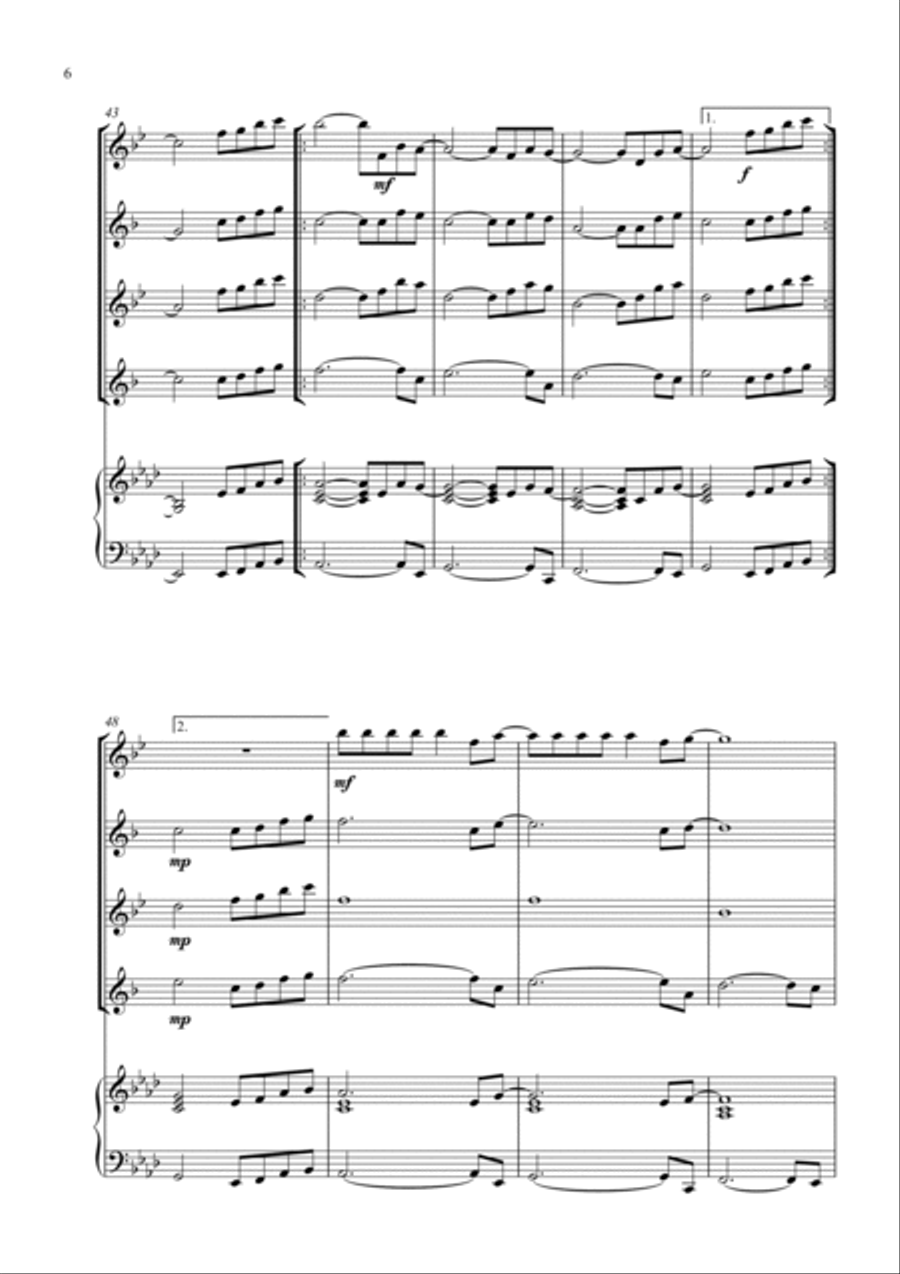 Take My Breath Away (love Theme) Tenor Saxophone scores gallery preview page 6