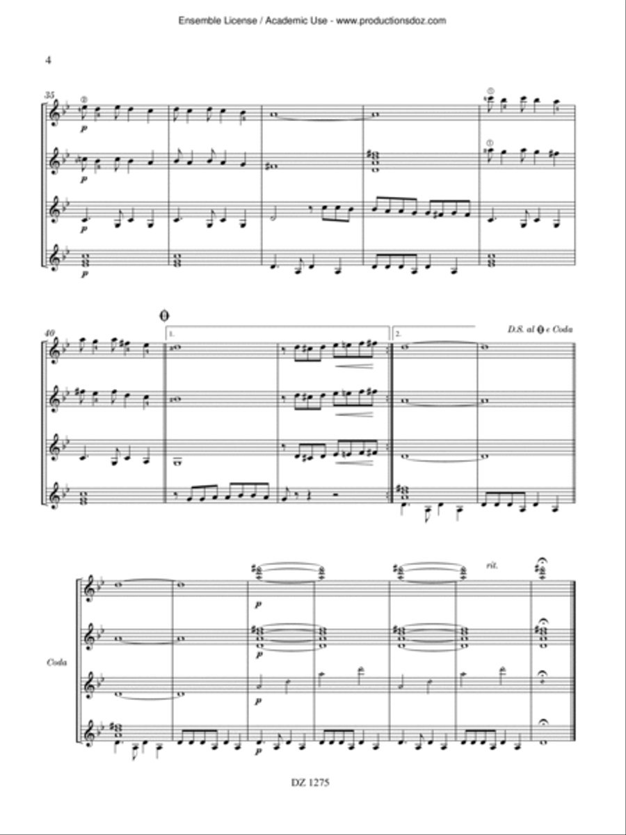 Misirlou Guitar Ensemble scores gallery preview page 4