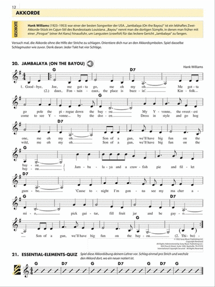 Essential Elements für Gitarre - Band 1 Guitar scores gallery preview page 4
