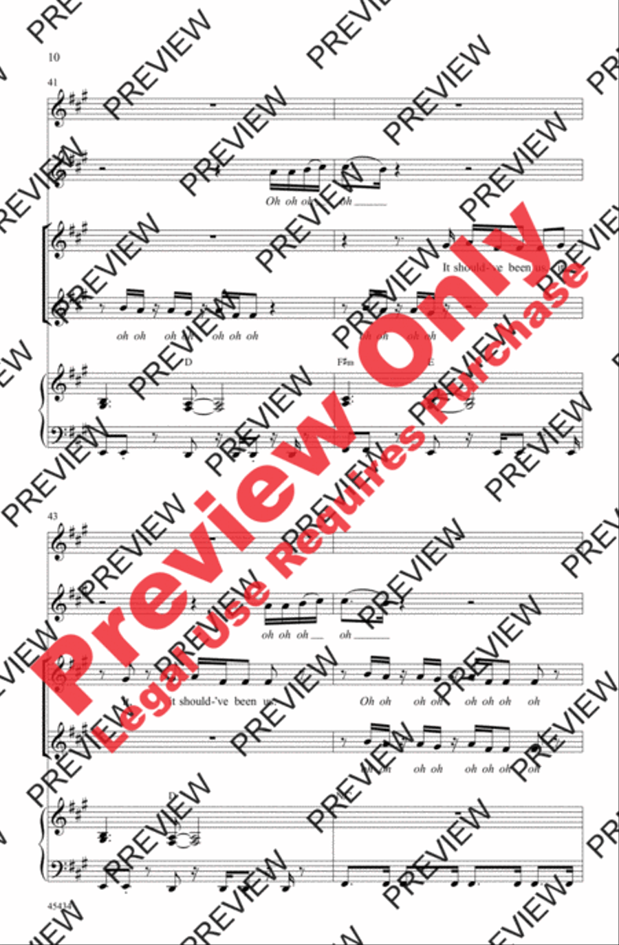 Should've Been Us Women's Choir scores gallery preview page 10