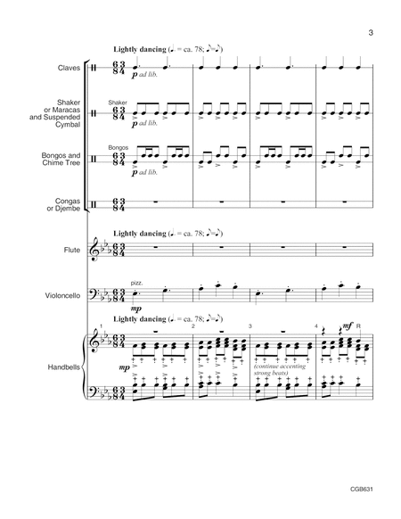 Jerusalem, My Happy Home - Full Score and Reproducible Parts image number null