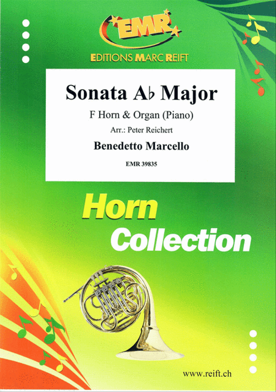 Sonata Ab Major Sonata Ab Major Horn scores gallery preview page 1