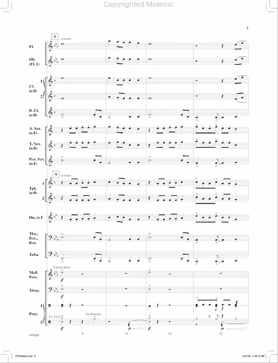The Cliffs of Mendocino The Cliffs of Mendocino Concert Band scores gallery preview page 6
