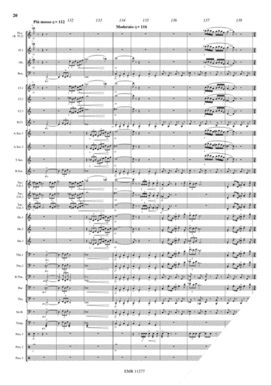 Genghis Khan Genghis Khan Concert Band scores gallery preview page 21