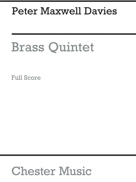 Brass Quintet  Sheet Music