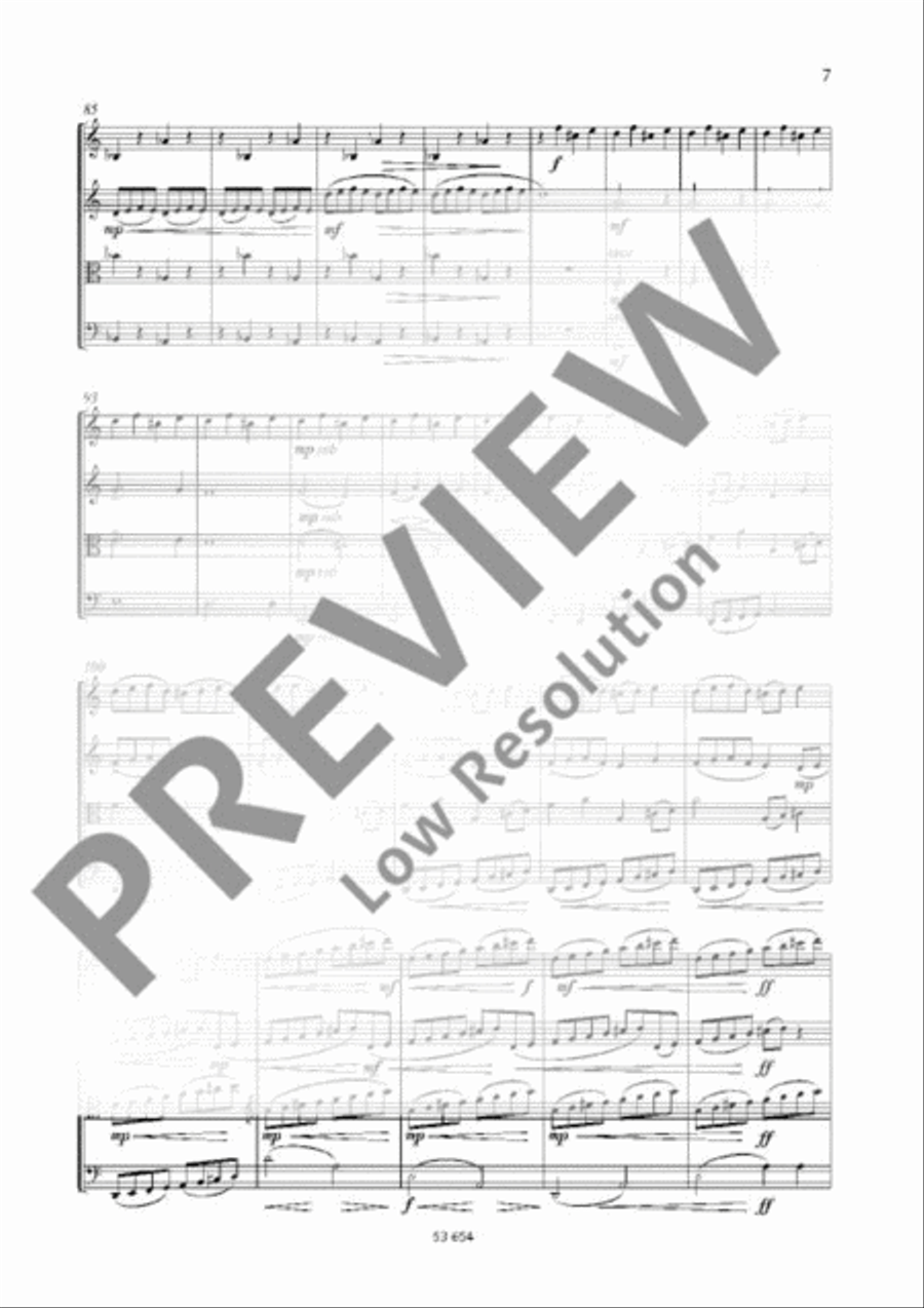 Patchwork String Quartet scores gallery preview page 6