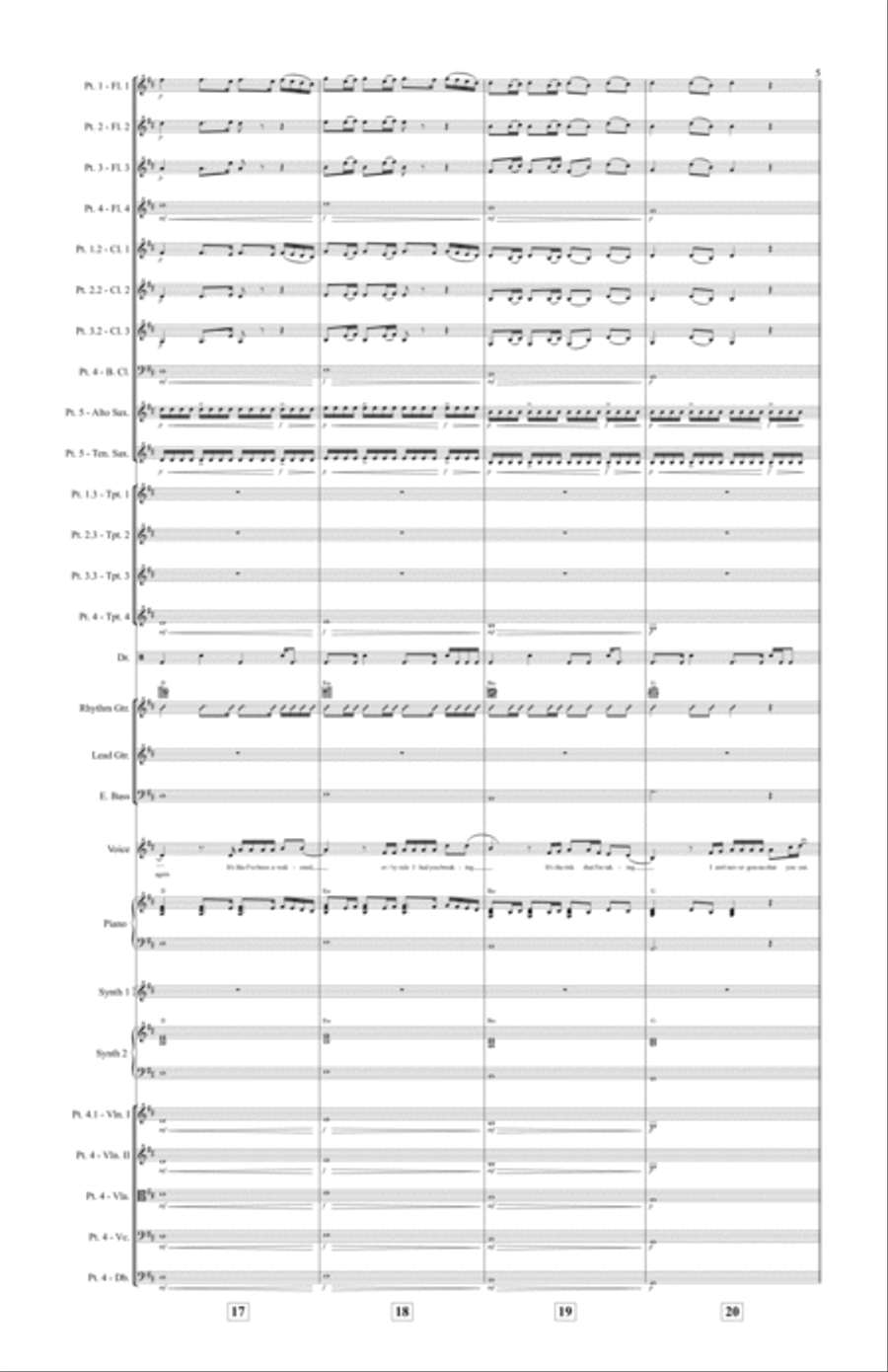 Halo Halo Large Ensemble scores gallery preview page 5