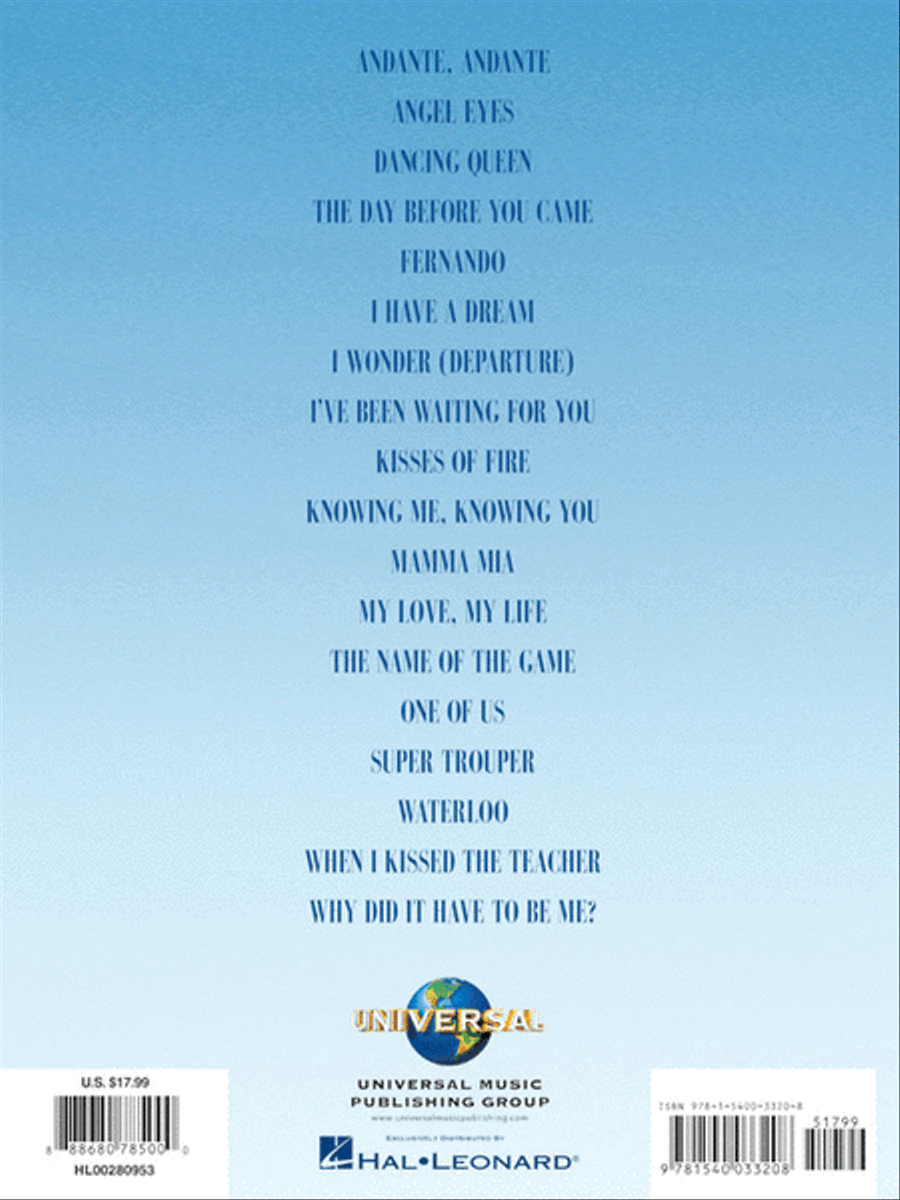 Mamma Mia! – Here We Go Again Piano, Vocal, Guitar scores gallery preview page 6