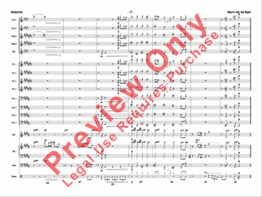 Beauty and the Beast Beauty and the Beast Jazz Ensemble scores gallery preview page 20