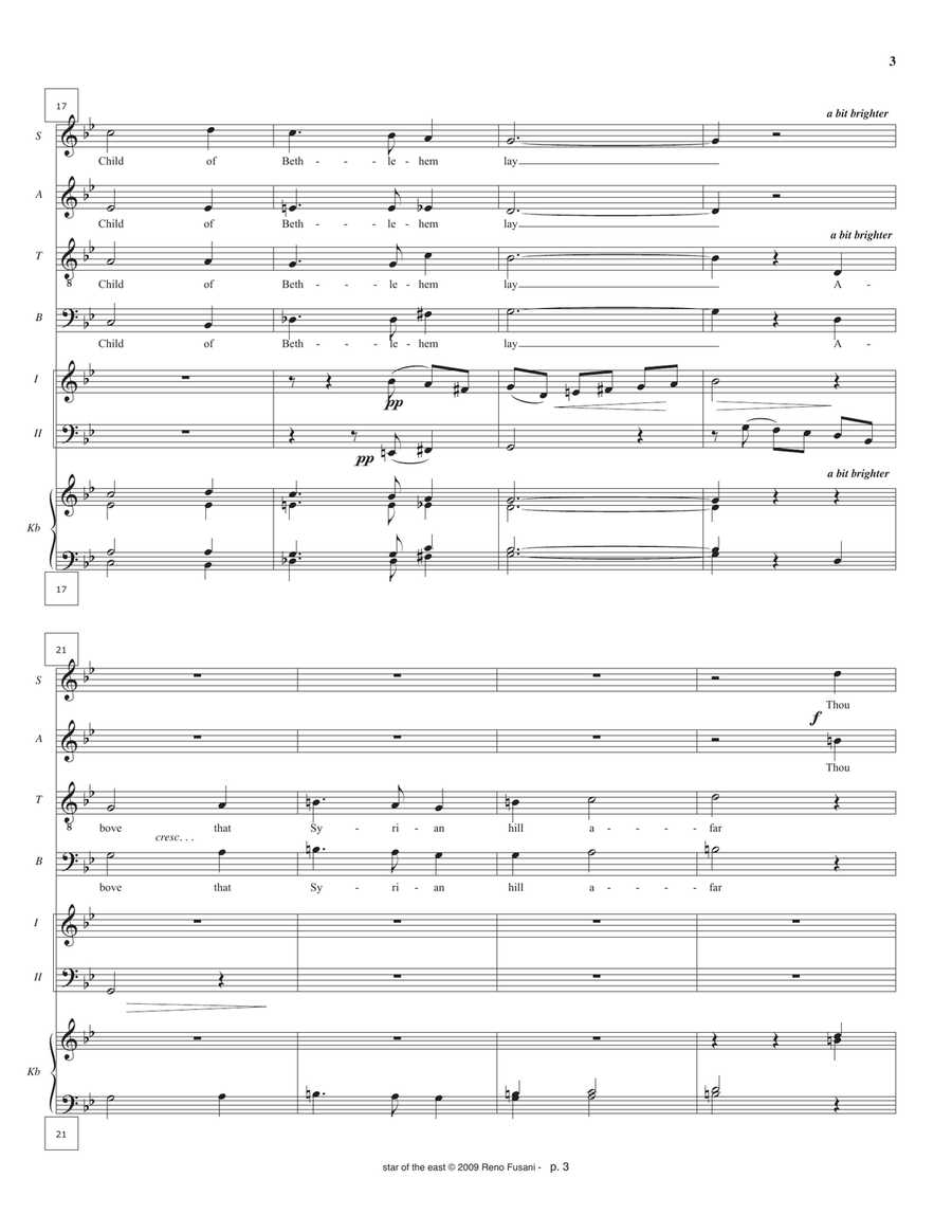 Star of the East Star of the East 4-Part scores gallery preview page 3