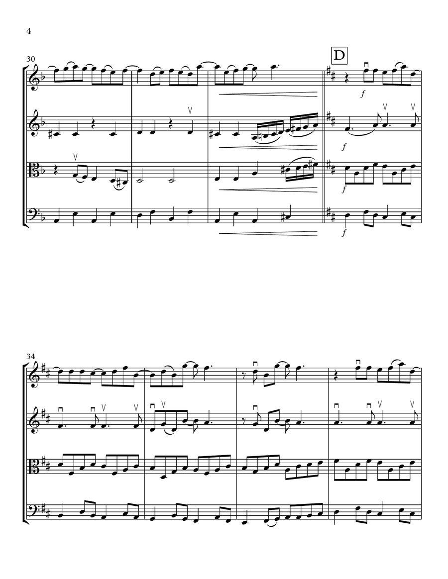 No Es Serio Este Cementerio String Quartet scores gallery preview page 4