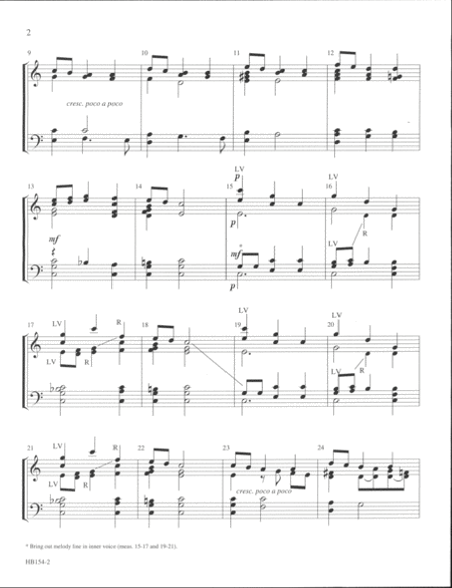 Infant Holy, Infant Lowly - Kinyon 3-Octaves scores gallery preview page 3