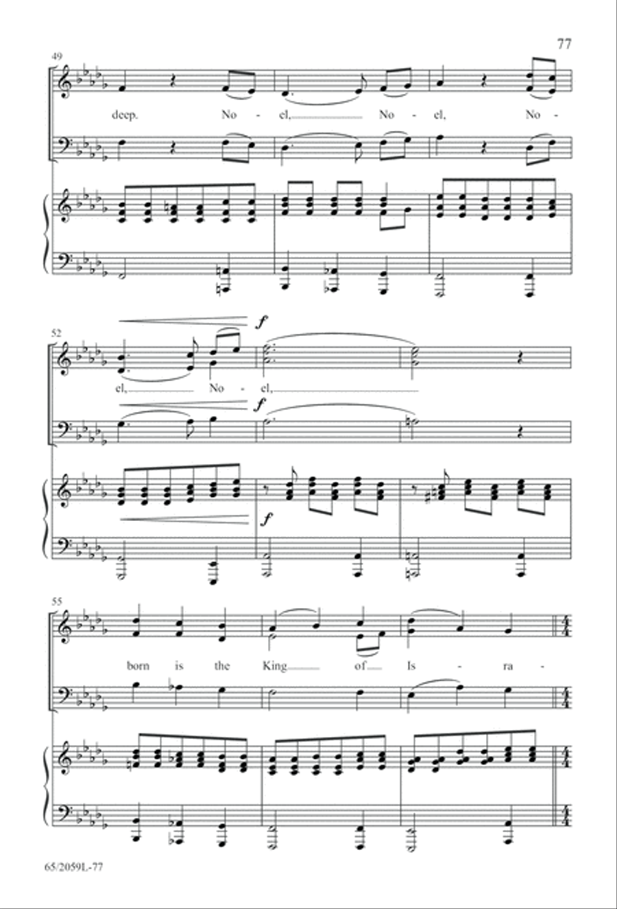 The Christmas Story The Christmas Story 3-Part scores gallery preview page 78