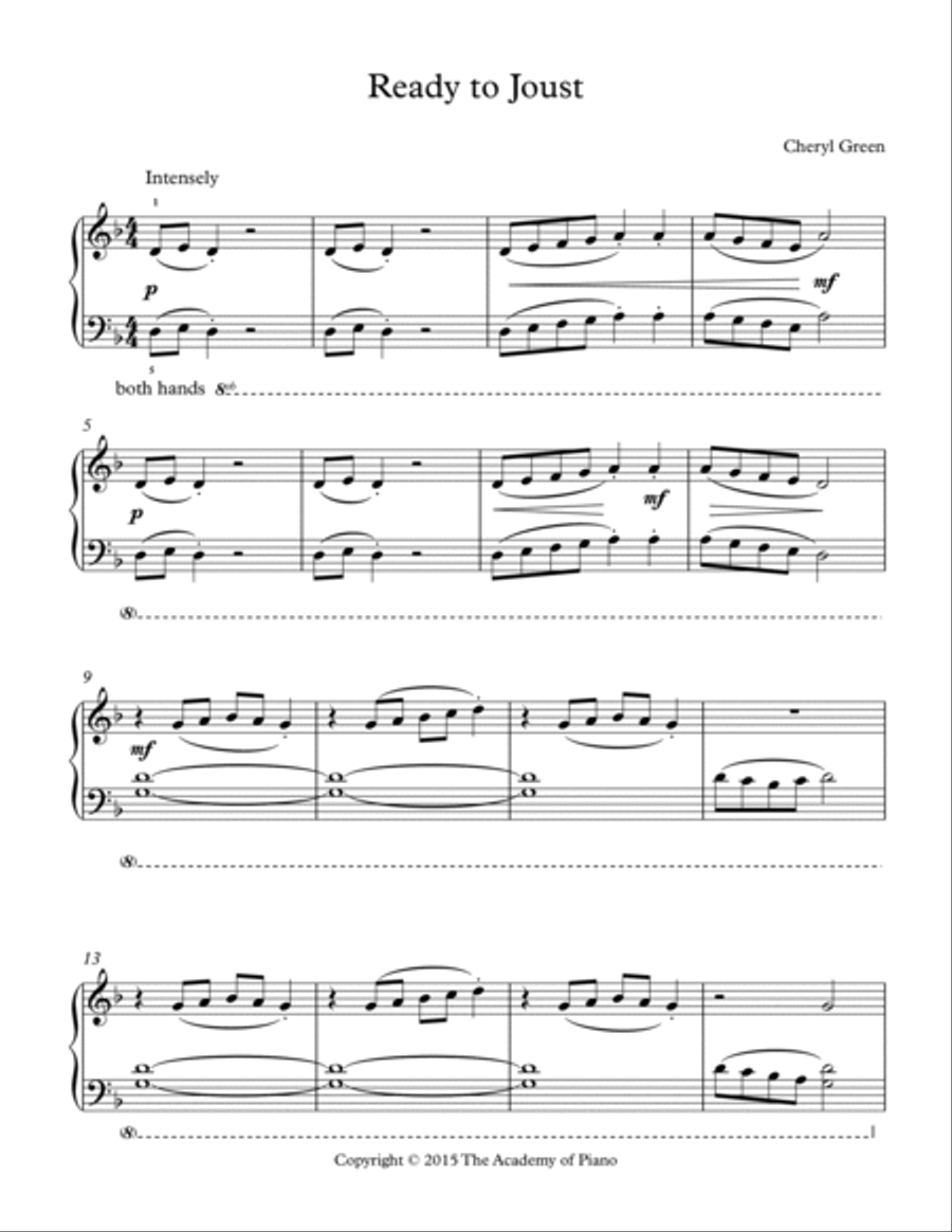 Ready to Joust Piano Method scores gallery preview page 2