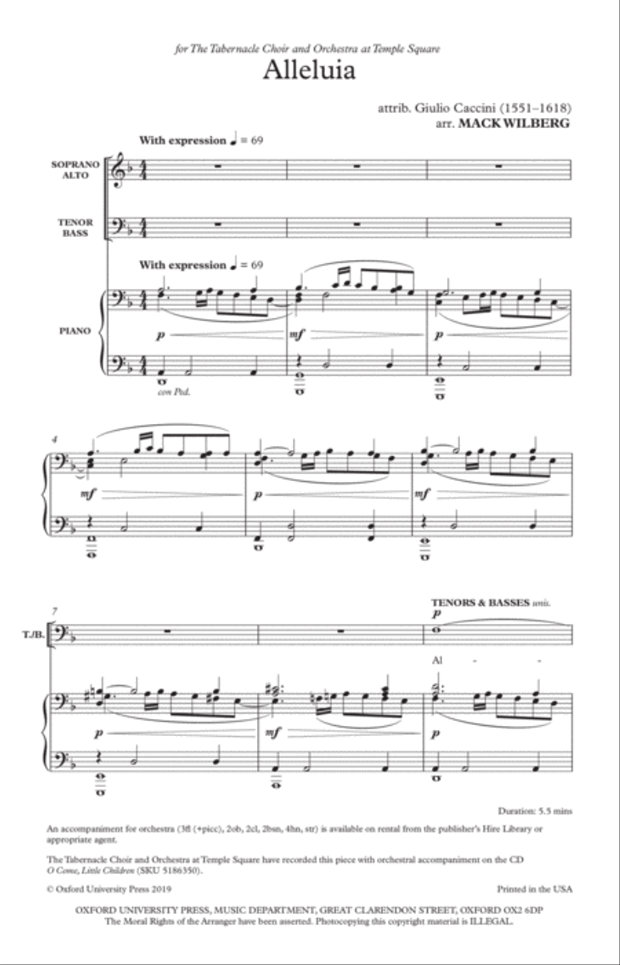 Alleluia 4-Part scores gallery preview page 2