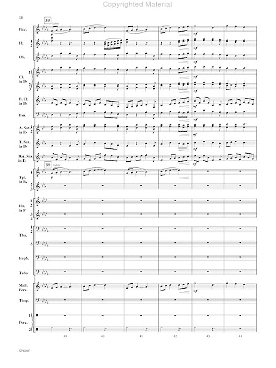 Holiday Portraits Holiday Portraits Concert Band scores gallery preview page 11