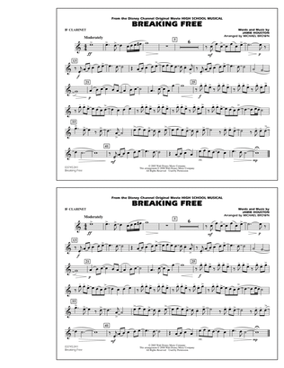Breaking Free (from High School Musical) - Bb Clarinet